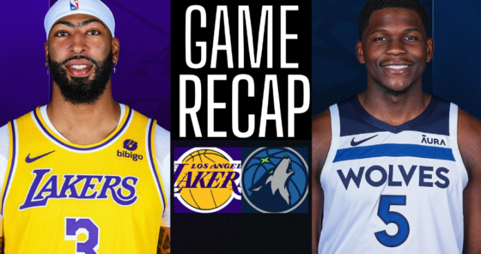 Timberwolves vs Lakers Match Player Stats